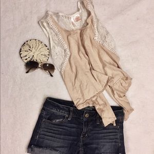 🛍 5 for $20🛍  lace open back crop tank